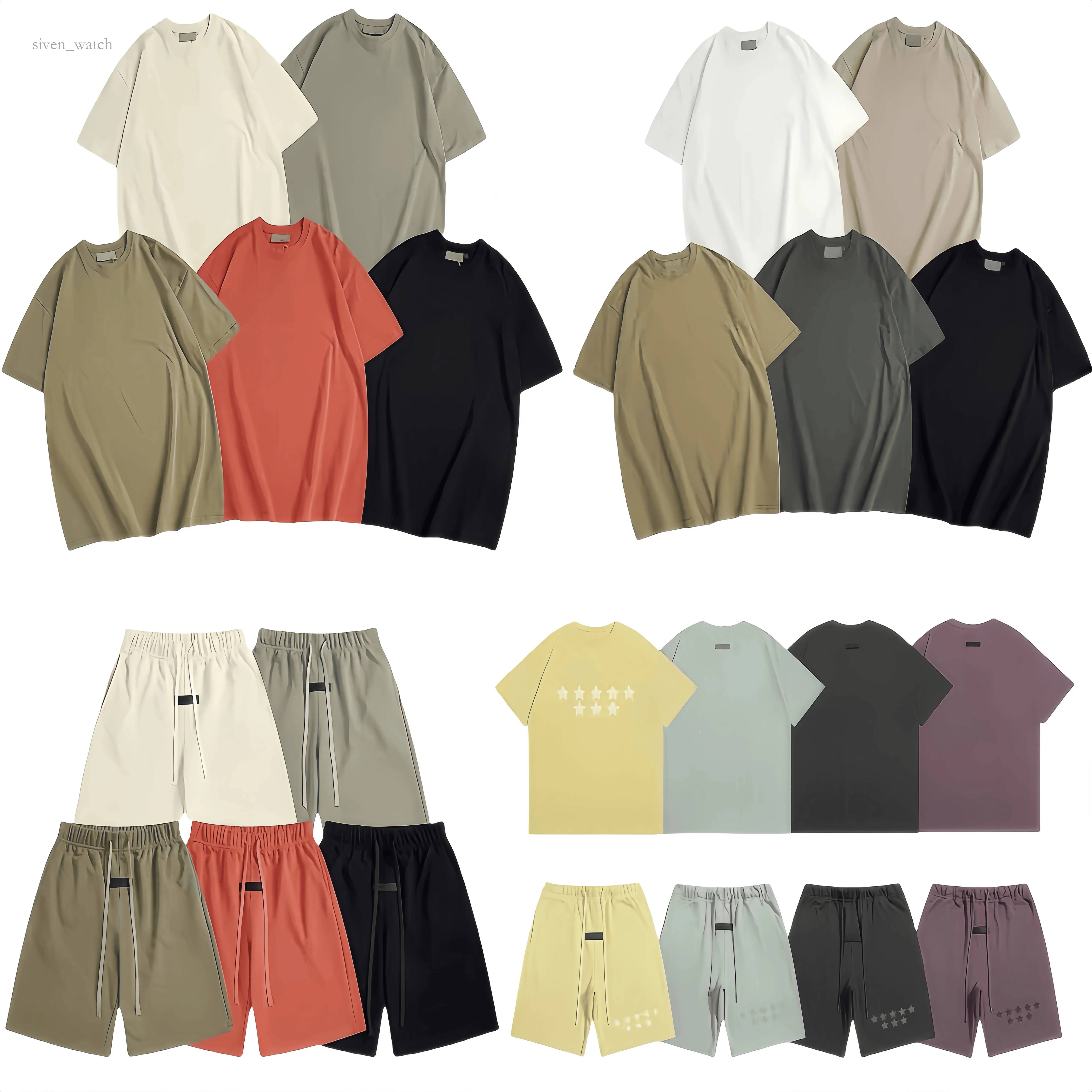 2026 Designer mens essential 1977 shorts Letter Printed Cotton Loose Personalized Drawstring Shorts high quality Casual Breathable Sports essential