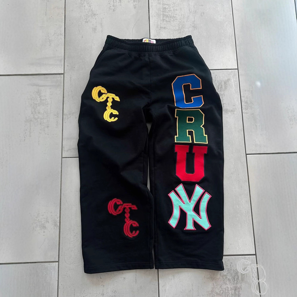 2025 European High Street Ins Trend Brand Men and Women Loose Casual Straight American Style Printed Pants 35