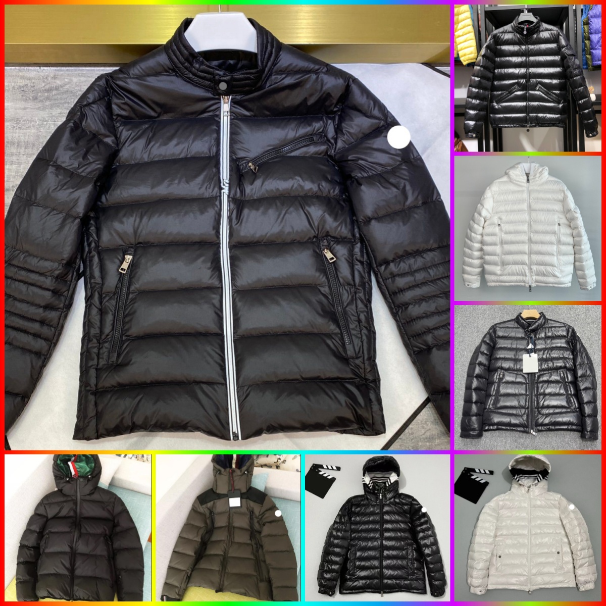 26ss Mens Winter Coat Puffer NFC Jacket Men Designer Jacket Hooded Letter Zipper White Duck Down Embroidery Casual Full Sleeve Down Jacket Men Parka