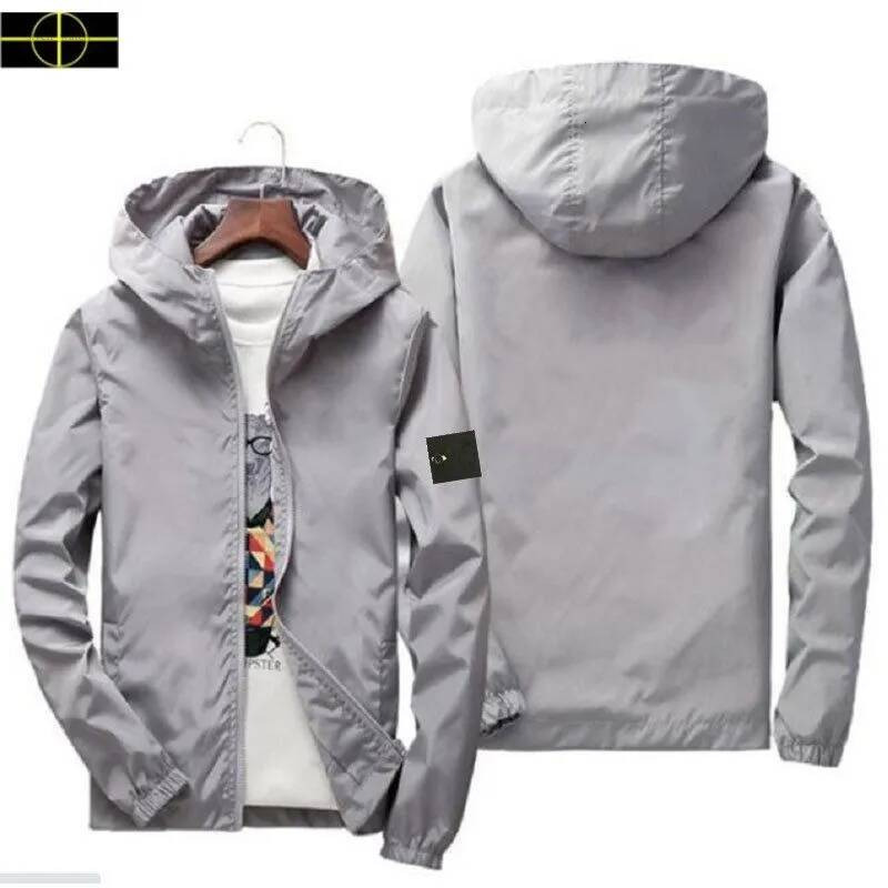 Coat stoney Jacket Designer Mens Jackets Luxury Brand Designe Spring Autumn rhinestone Coat Hooded Hoodies Sports Windbreaker Casual Zipper Coats Ma