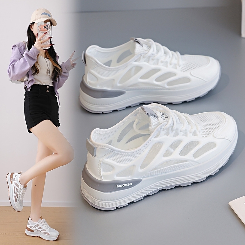 Summer Large Mesh Breathable Antiodor Women's Shoes 2026 Super Soft Sole Slipresistant Wearresistant Casual y260916
