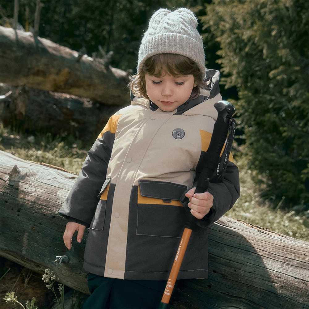 Down Boys Dave Jacket Bella Autumn Winter Baby Plush Warm Hooded Thick Long Sleeve Waterproof Children Outdoor Clothes DB4254480 J260917
