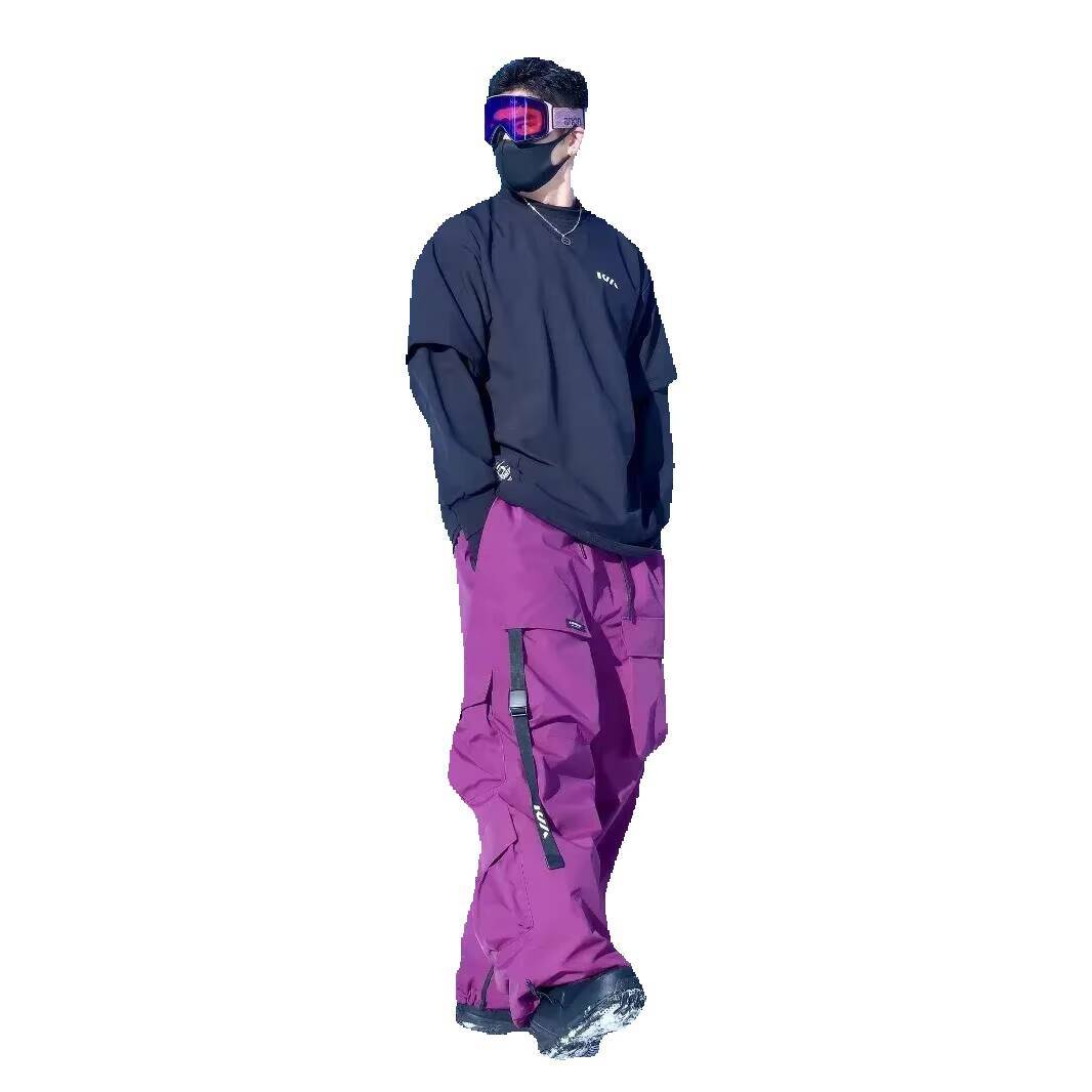 2026 New Ski Pants Mens Snowboard Waterproof Velvet Thickened outdoor Professional Winter Snow Outdoor 250922 Free Shipping