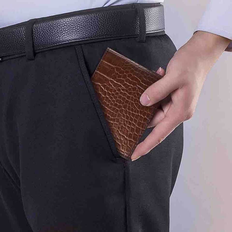 Wallet Retro Pu Business Casual Handbag Men'S Short Wallet Business Two Fold Wallet For Travel Daily PartyT260917