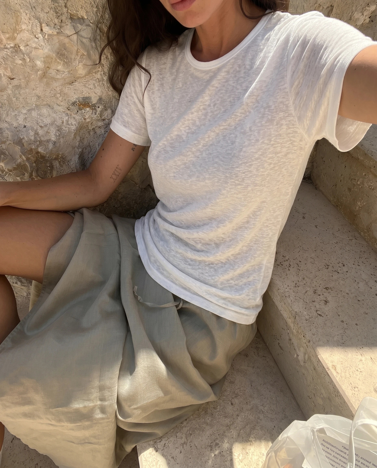Hirsionsan 2026 Basic Soft Elegant T Shirts Women Summer Autumn Loose Female Tees Ladies Chic Casual Knitted Soft Woman Tops 260916