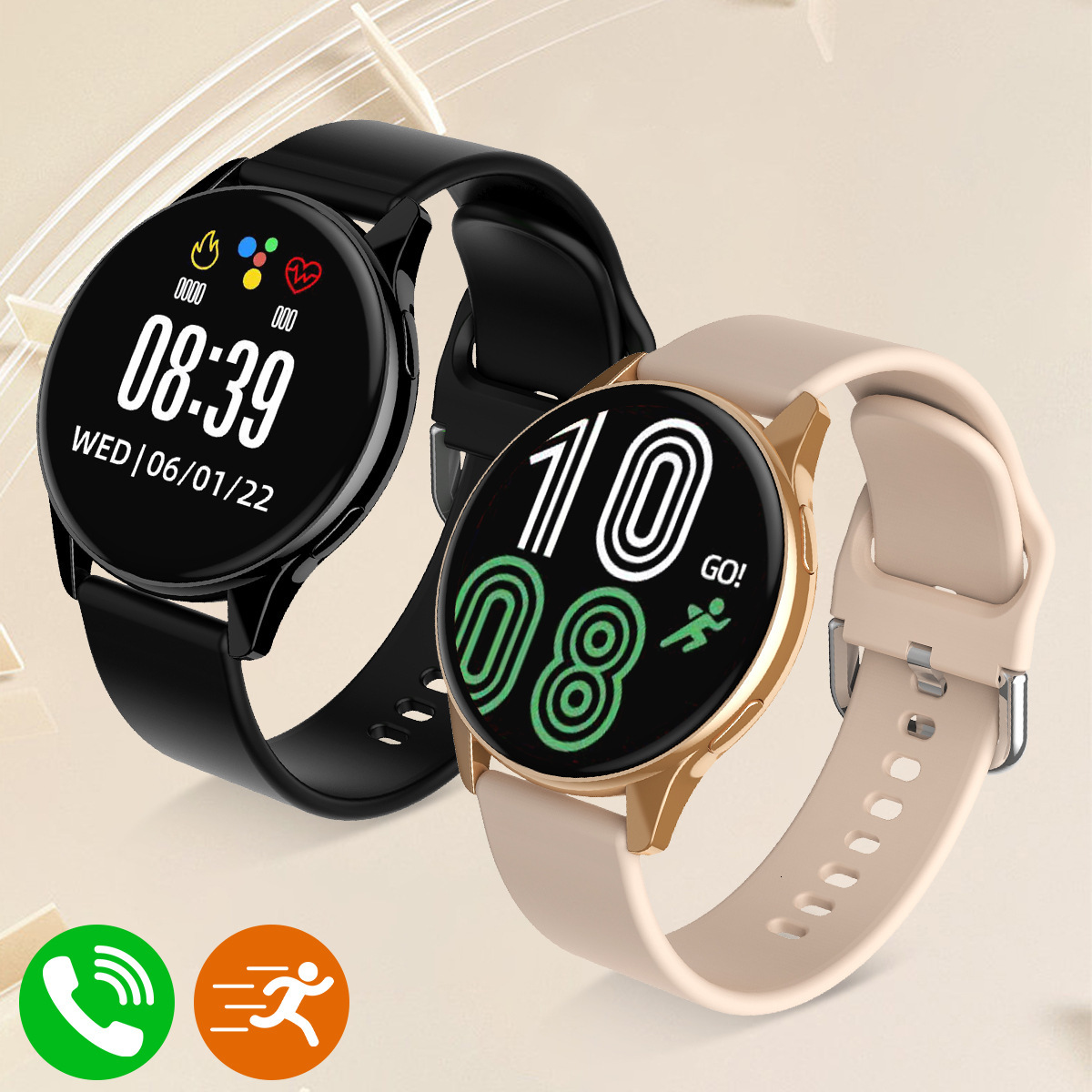 luxury watch smart Bluetooth with high-definition large screen multifunctional sports smart reminder for men and women mens watches high quality des
