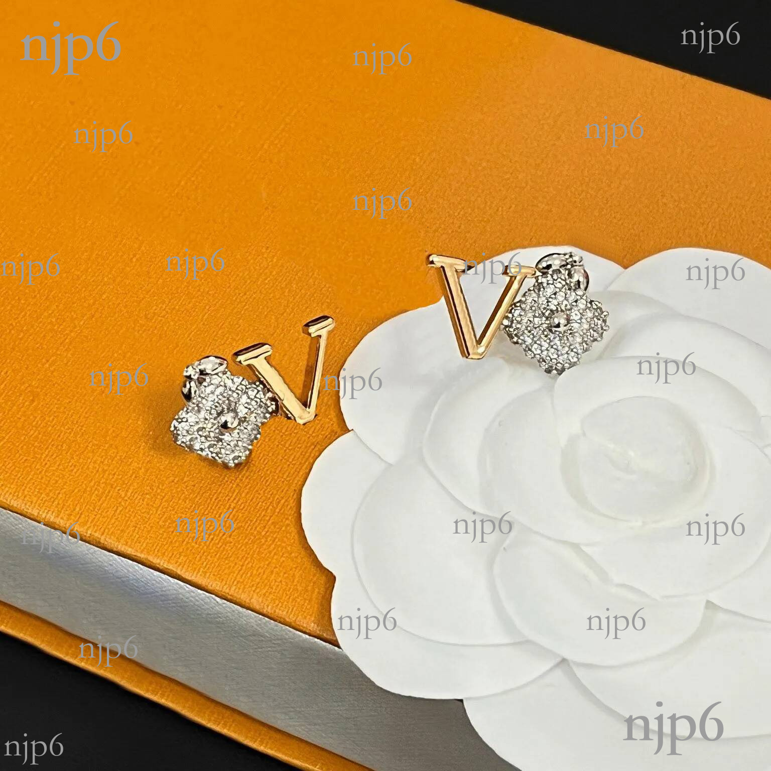 Designer Brand Womens Charm Luxury Style Love Gift Classic New Jewelry Earrings With Box