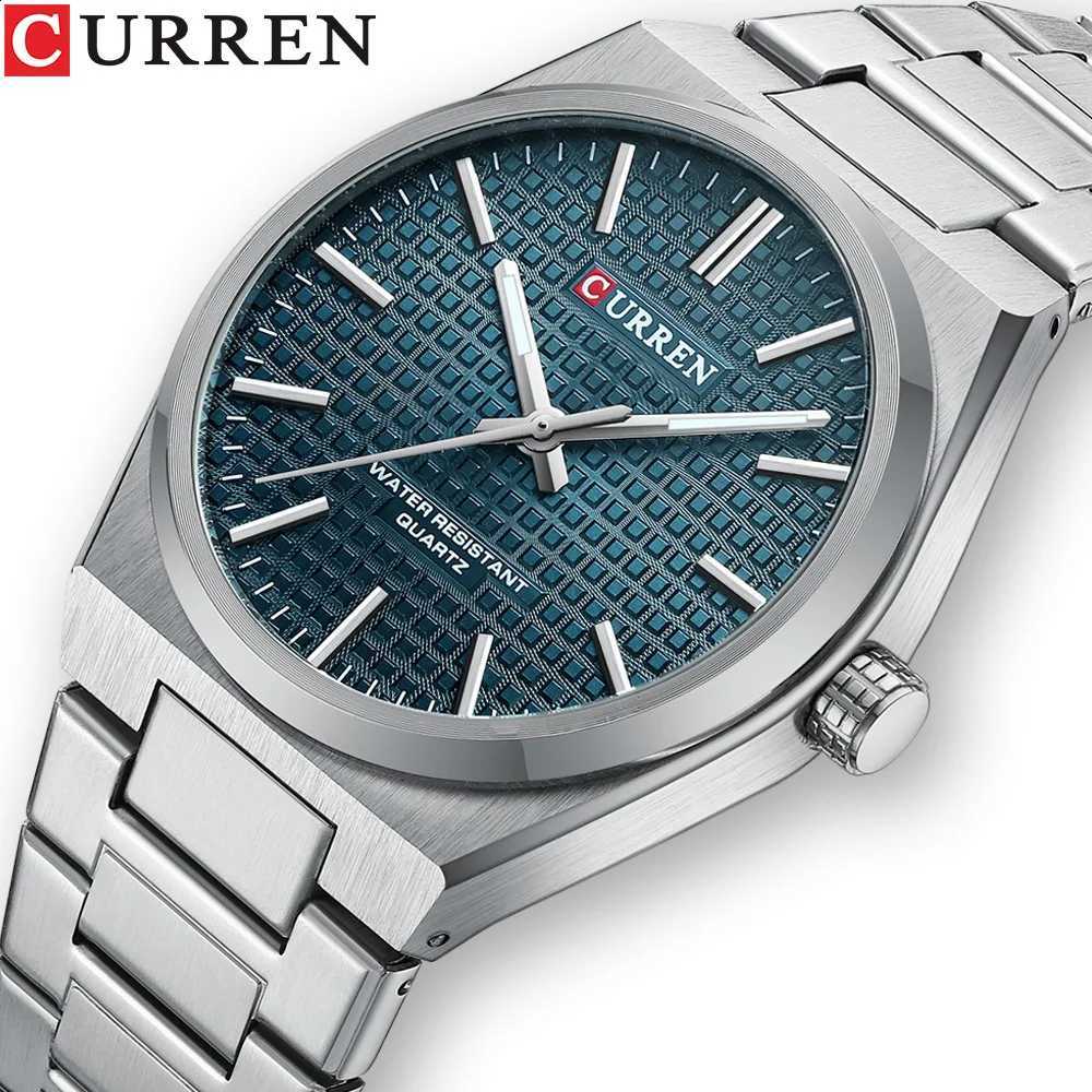 CURREN 8439 Top Brand Men's Watch Luxury Business Waterproof Stainless Steel Military Quartz Men's Watches Rgidos MasculinoT260916