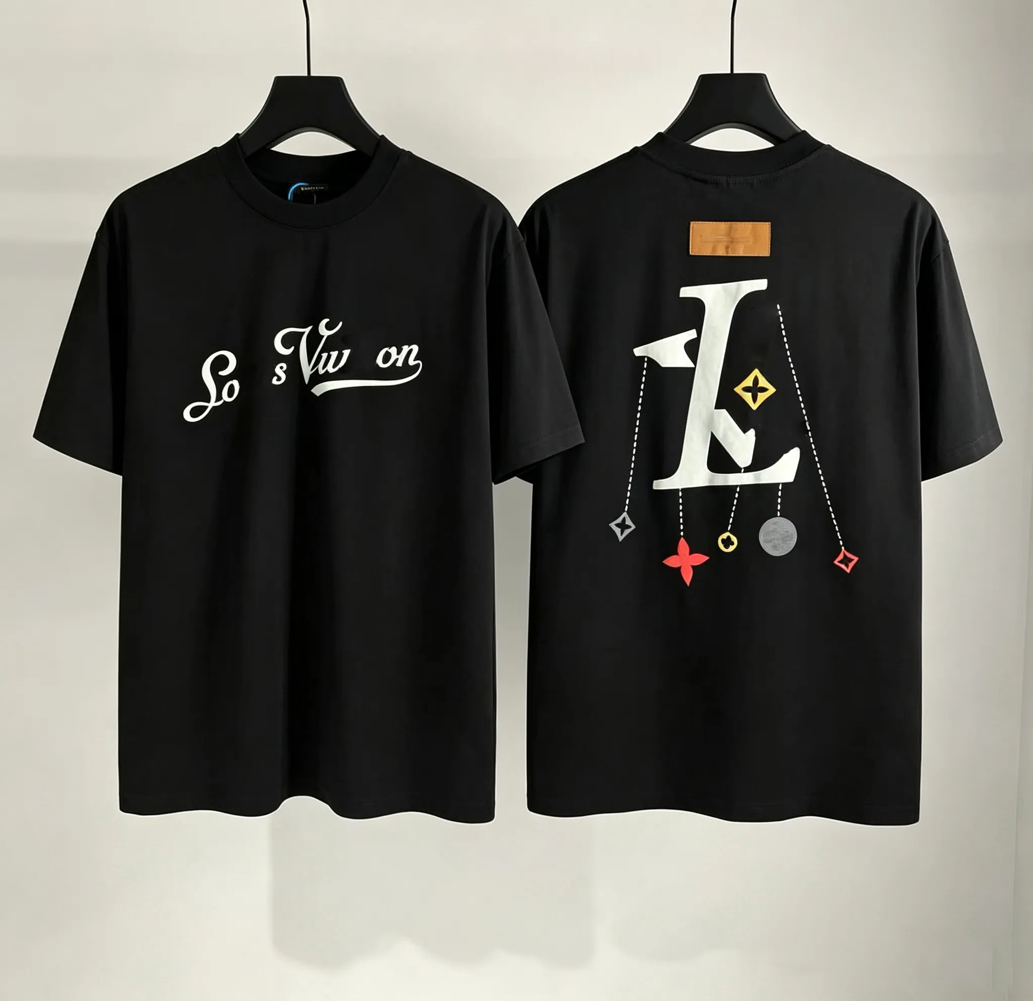 Men's T-shirt Designer Edition High Quality Casual Fashion Round neck Letter Pattern 100% Cotton T-shirt Black and White Short Sleeves Multiple