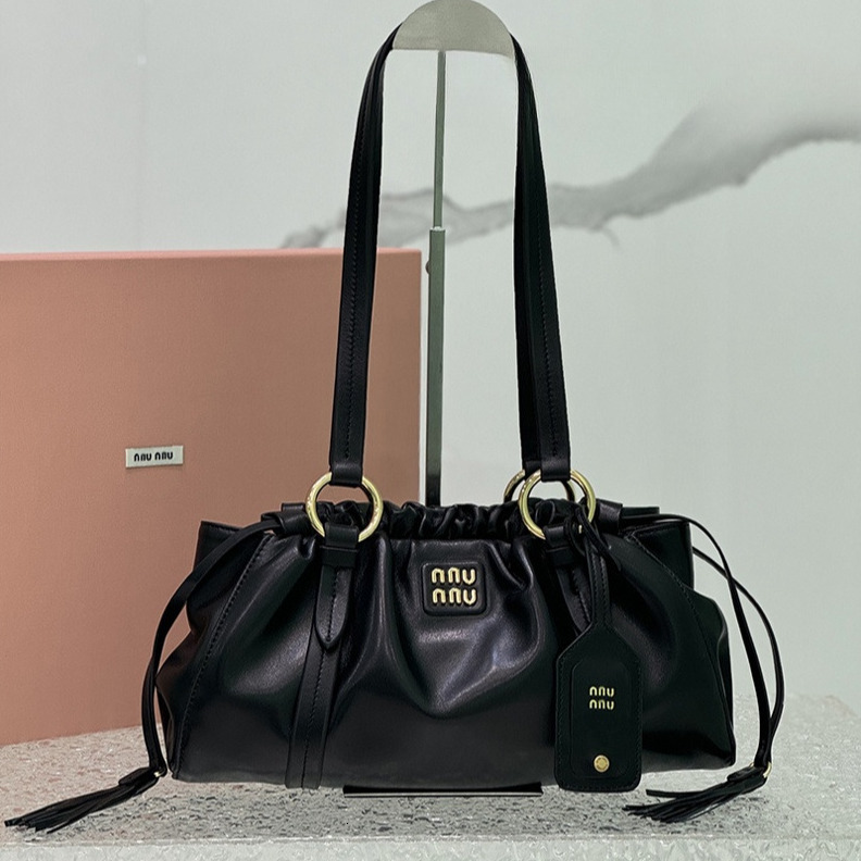 Top designer bag one shoulder leather luxury women's handbag nostalgic style dumpling bag new fashionable crossbody bag
