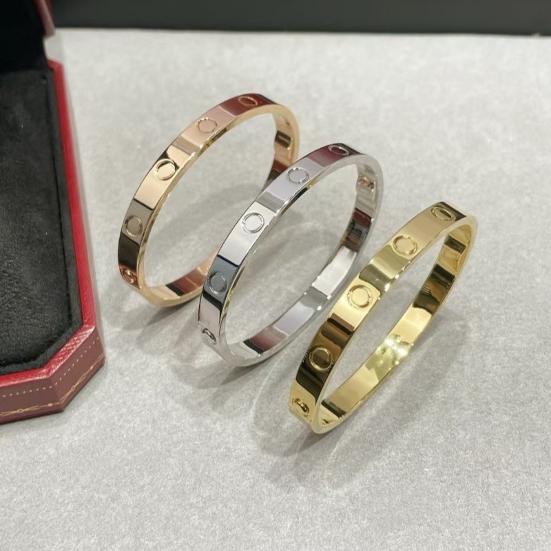 bracelet designer bracelet luxury brand new single side opening bracelets designer for women High quality letter design diamond Classic versatile st