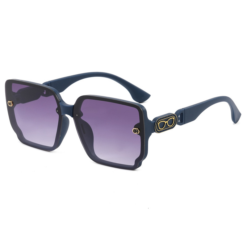 Luxury Brand Designer Sunglasses High-End Designer Sunglasses 2026 New Oversized Square Frame Sunglasses For Women, Rimless Driving Sunglasses, Euro