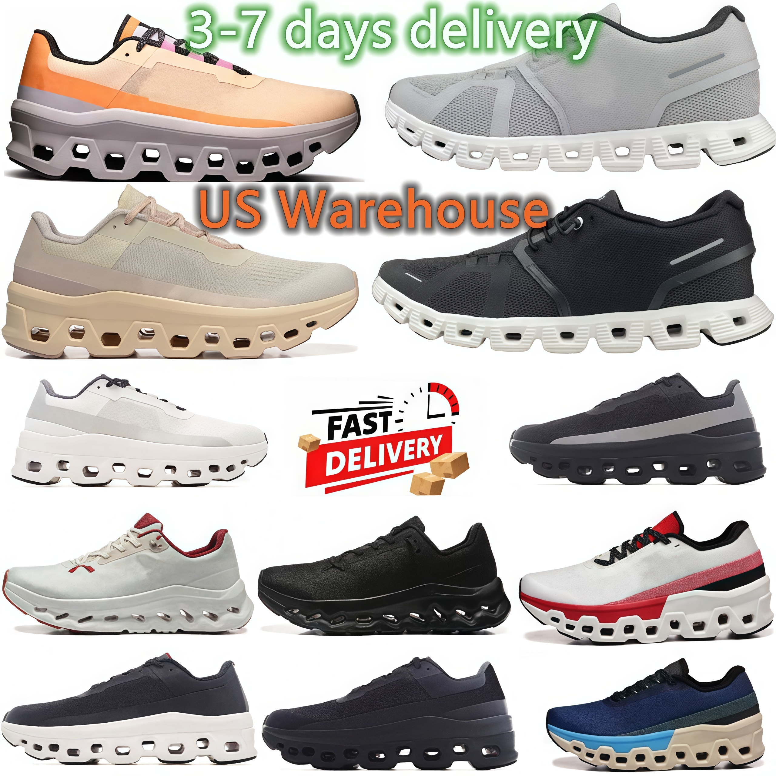US Stocking Designer Shoes 5 X 3 519 Viod Running Men Women Shoes Marathon women Casual Shoes Run All Black White Pink Mens Womens Pearl Brown Sand