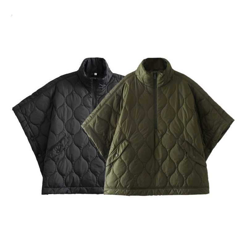 Bat Thin Womens Sleeve Autumn Cotton Padded Jacket Easy On Off Fashion Warm Lightweight Comfortable Style H260917