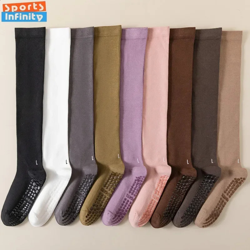 Compression Socks Stockings Women Professional Silicone Antislip Pilates Yoga Socks Solid Color Cotton Floor Gym Fitness Socks 260916