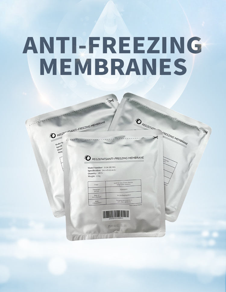 360 Cryolipo Fat Freezing Machine Membrane Cryo Fat Freeze Sculpting Anti-freeze Film Membrane for Salon