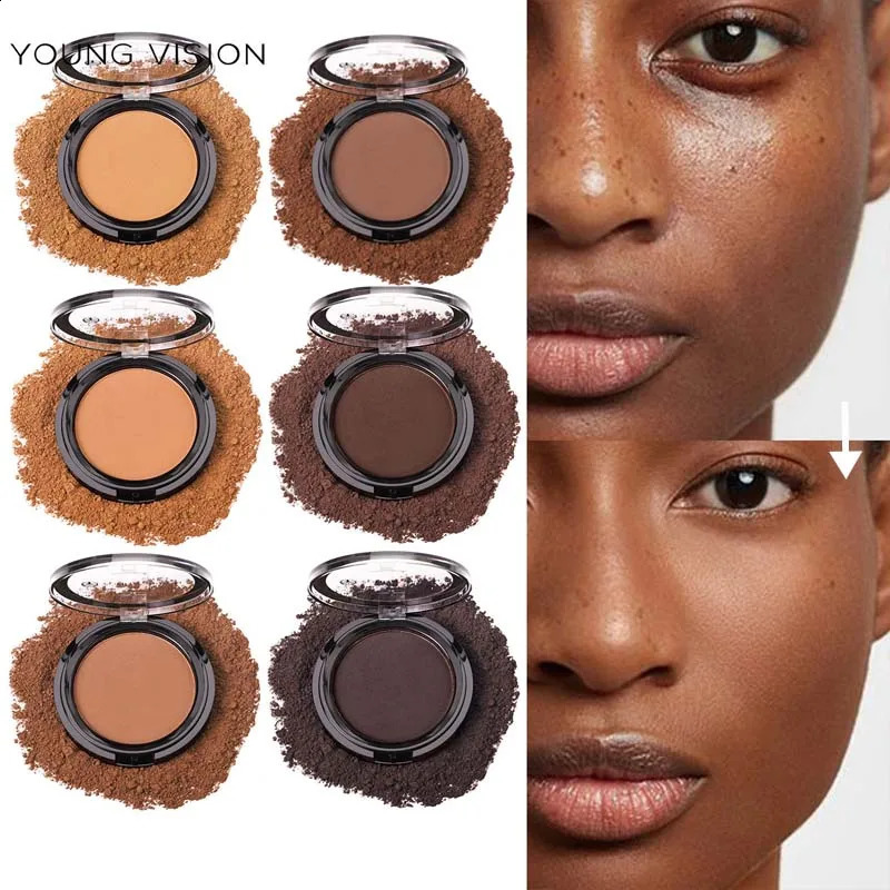 Bronzer Contouring Powder Palette Waterproof Matte Finish Face Setting Control Oil Hairline Nose Shadow Makeup for Woman 260917