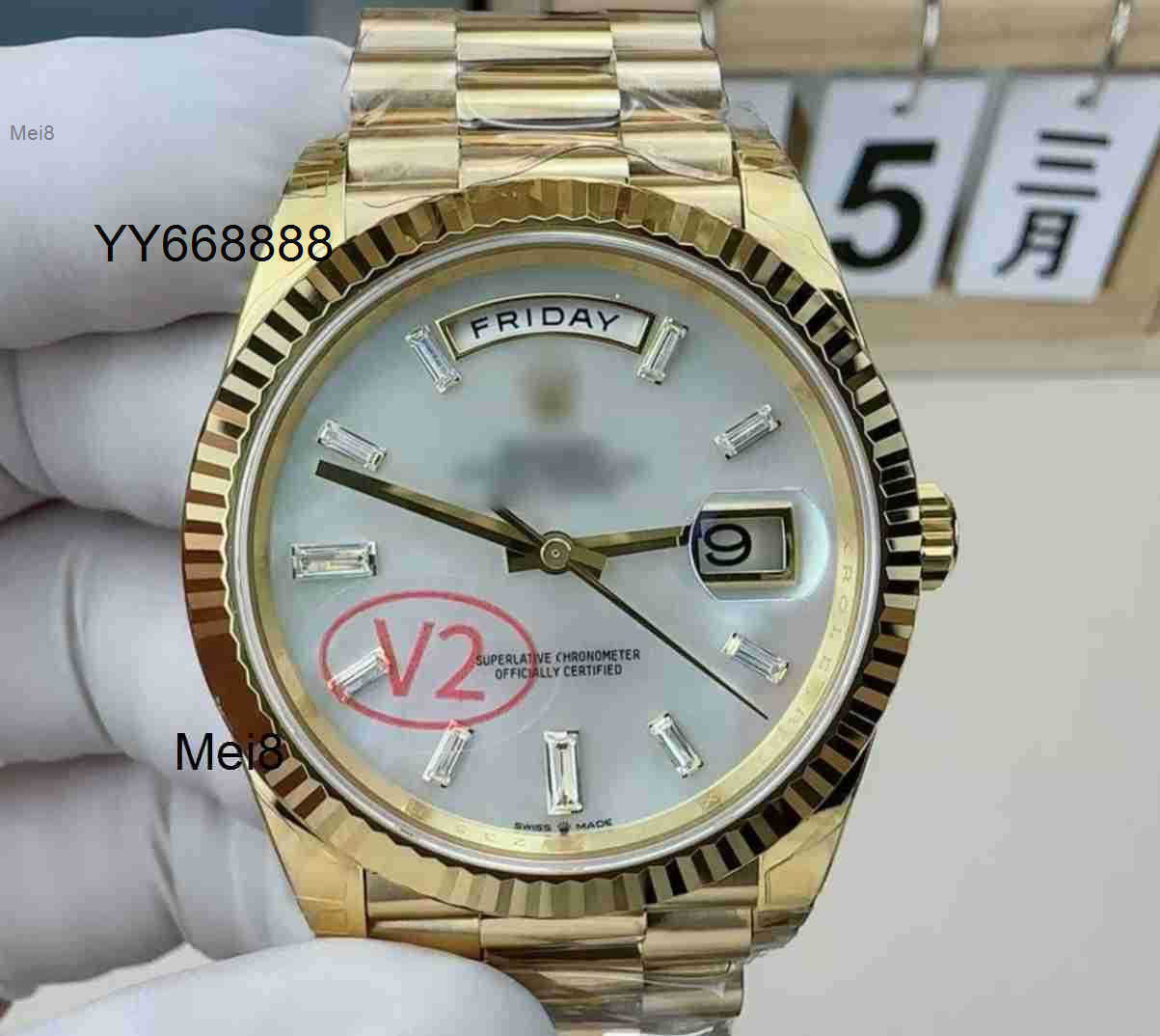 mens watch designer watch VS FactoryV2 Rle Automatic Mechanical watch Dandong 3255 Diameter 40mm 904 Stainless Steel Material Sapphire Crystal Mirro