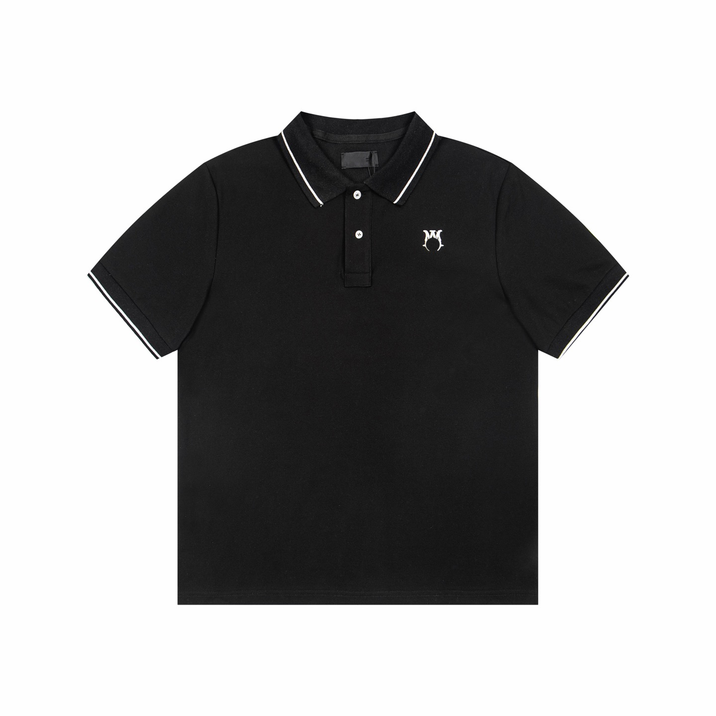 Men's Plus Tees & Polos Round neck embroidered and printed polar style summer wear with street pure cotton t-shiers 45t