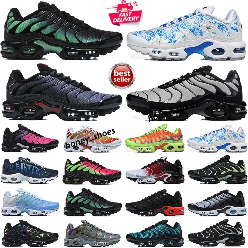 tn shoe Tn3 Tn Naples running shoes sneakers mens trainers tns Triple Black University Red White Hyper Blue women men outdoor sports sneaker big siz