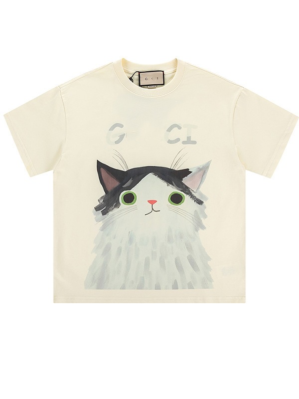 Design Original Version 26SS Animal Cartoon Seamless Print Trendy Versatile Unisex Short Sleeve T-Shirt