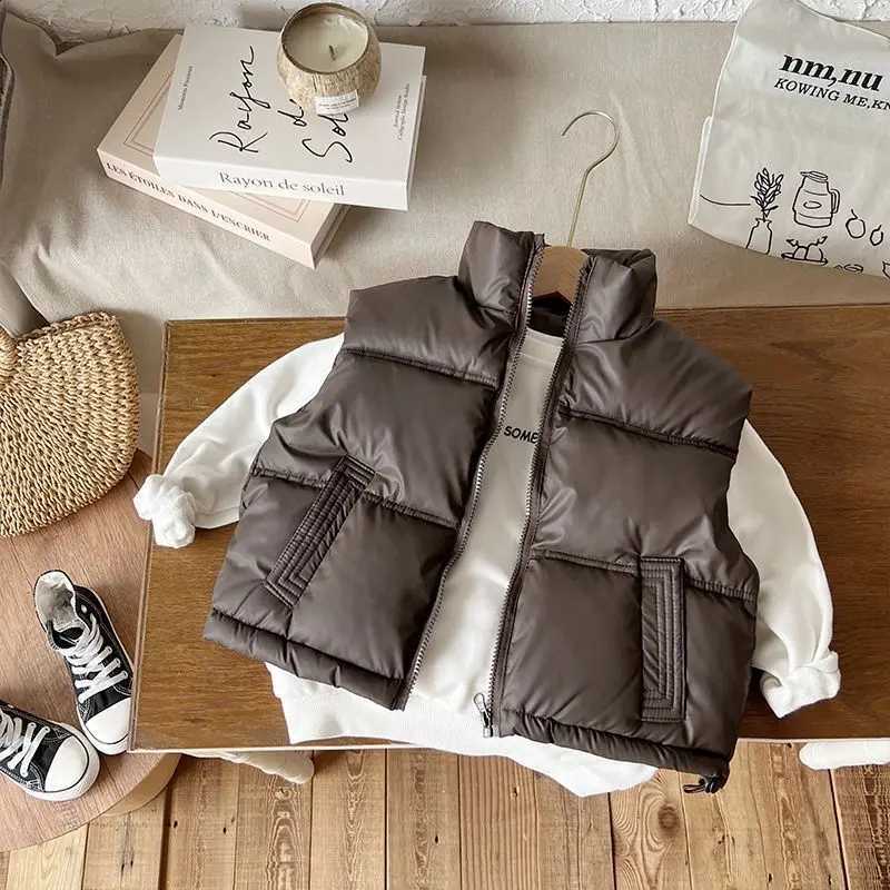 Children's Down Cotton Vest ZOETOPKID New Autumn and Winter Boys and Girls Tank Top for Outer Wearing Teen Thick Coat J260917
