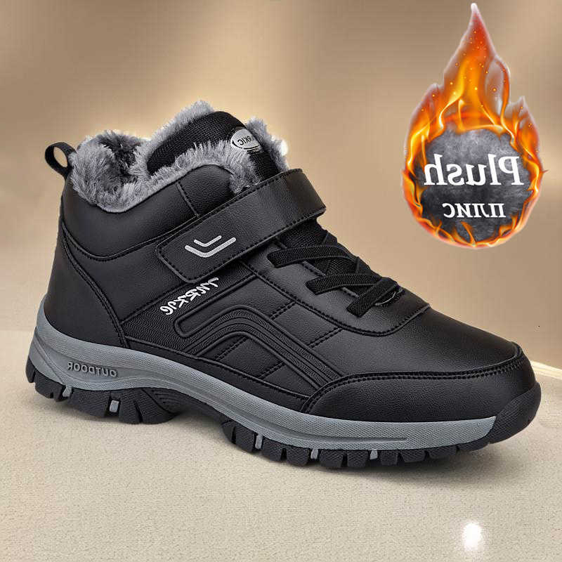 Winter Men's Snow Boots Women SlipWinter Shoes Waterproof Comfortable Ankle Boots Sneakers Plush Hiking Walking Couple Shoes D260917