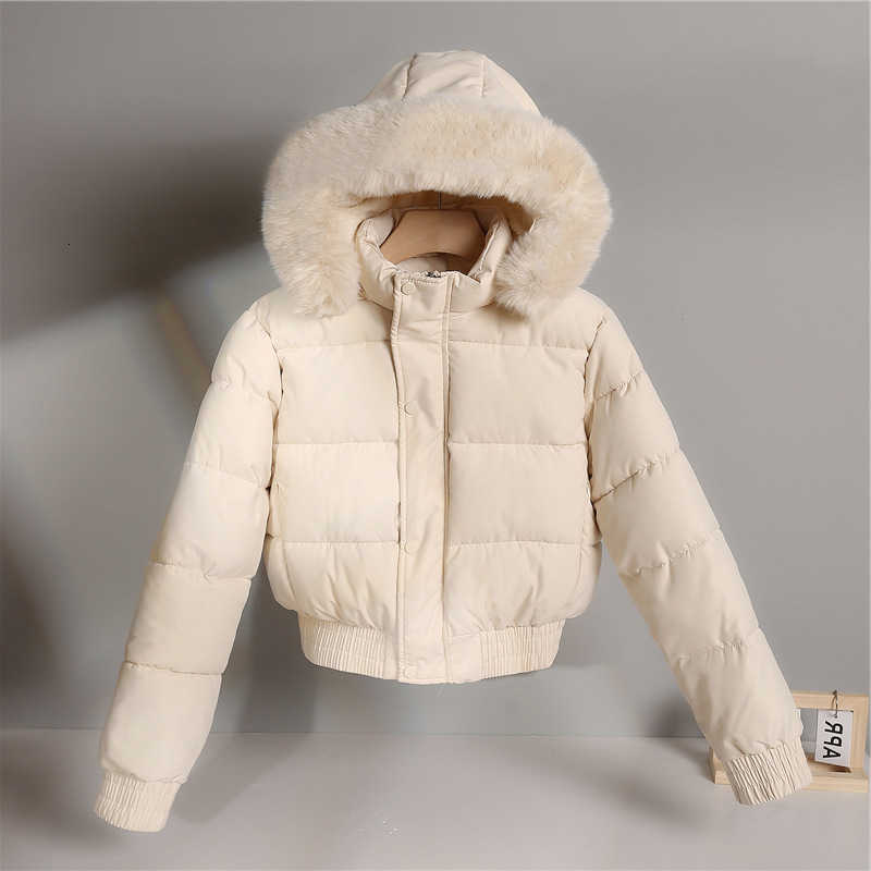Jacket Women's Cotton-Padded Winter down 2025 Korean Style Short Thickened Loose Hooded Trendy for Petite Ladies H260917