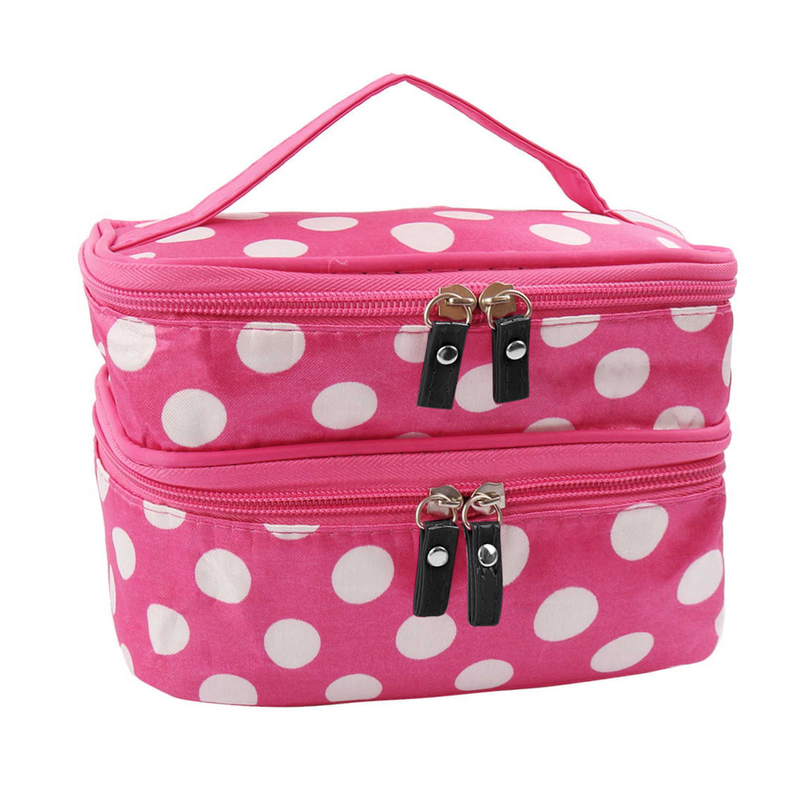 Large Women Pattern Capacity Nylon Zipper Makeup Bag Waterproof Approved Durable Cosmetic Toiletry Storage Bags for TravellingT260917