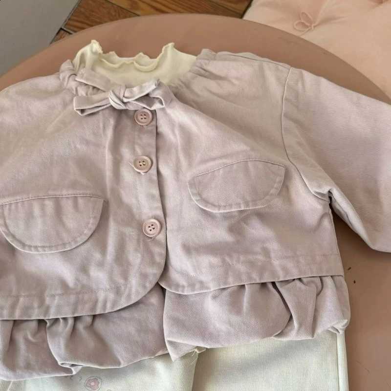 Pink Girls' Spring Coat Baby 2026 Spring Summer New Cute Animal Pink Cute Coat Children's Fashion TopT260916