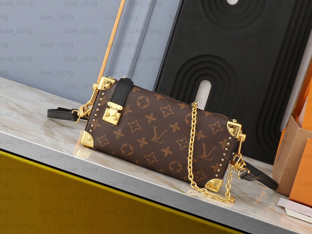 Designer Bags 2026 Trends tote bag brand Slim Trunk M13147 Soft box packaging vintage monogram chain shoulder bag crossbody package handbag lady sac