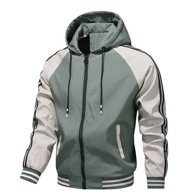 Men's Jacket Autumn Spring Ride High-performance Windbreaker Clothing Motorcycle Jacket Male Motorcycle Coats Windproof Striped S260917UGHY