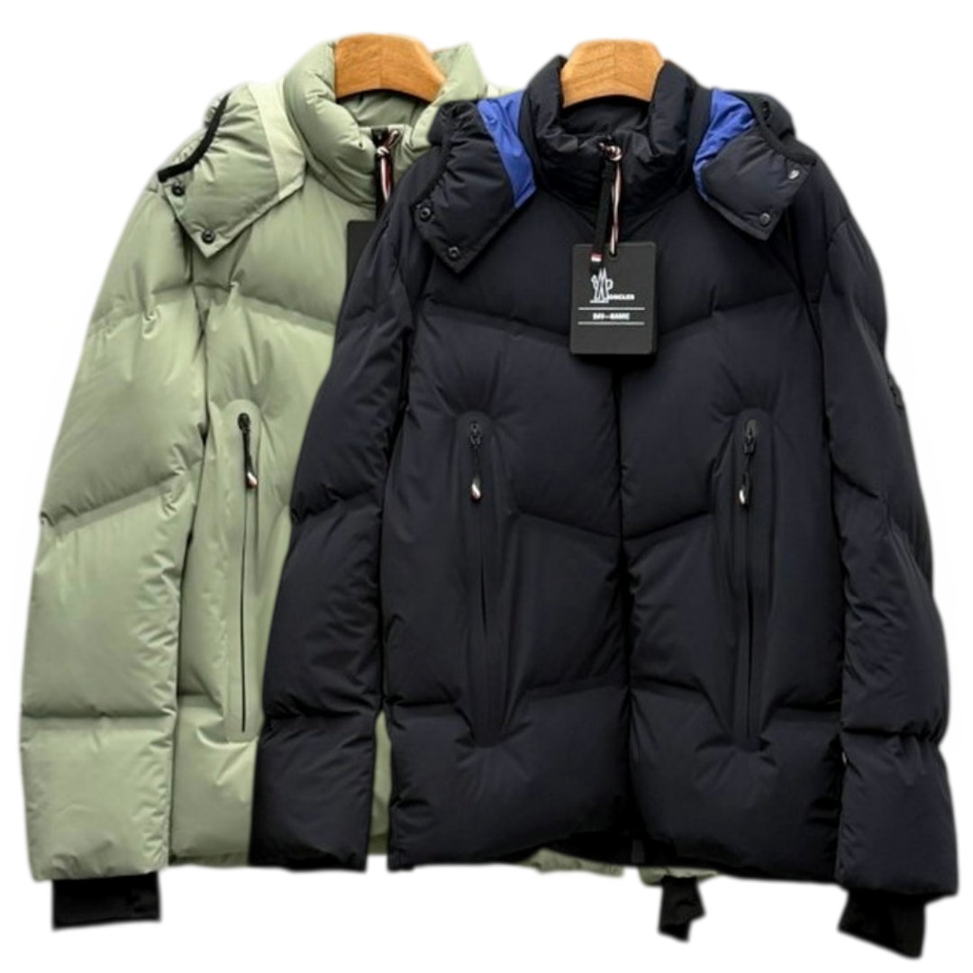 Autumn Winter Men's Down Jacket Lengau Skiing Outdoor Exploration Hooded Down Jacket Size S-XXL MC061037-97