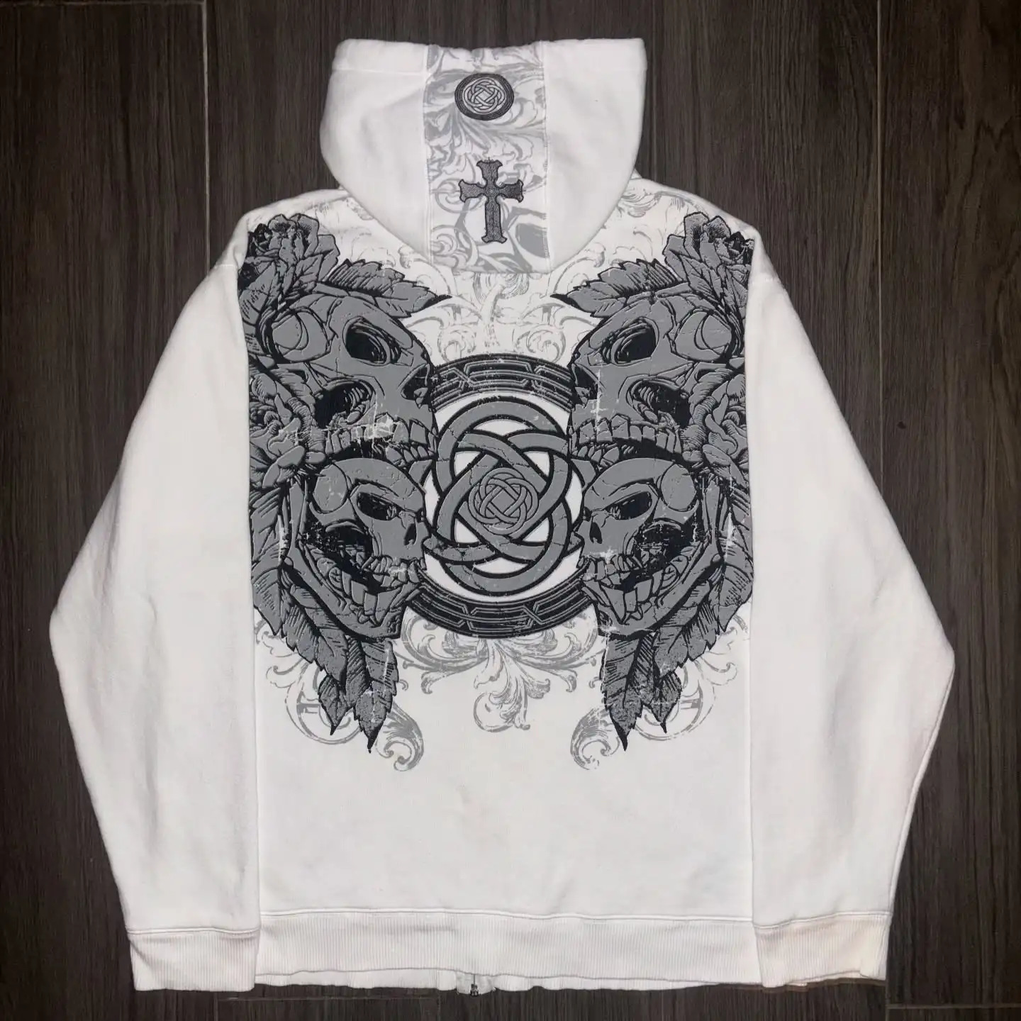 Y2K Retro Hoodie Men Printed Camouflage Pattern Pullover Sweatshirts High Street Hip Hop Streetwear Oversized Unisex Camo Hoodie 260917