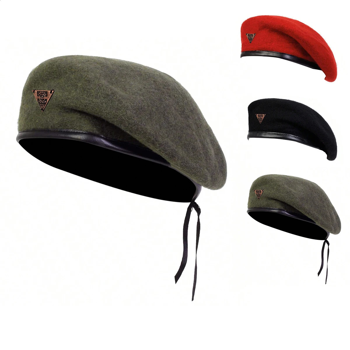 Unisex FASHION DENIM Letter Label Beret Hat Men and Women Painters Hats Autumn and Winter Warm Berets Flat Caps 260916