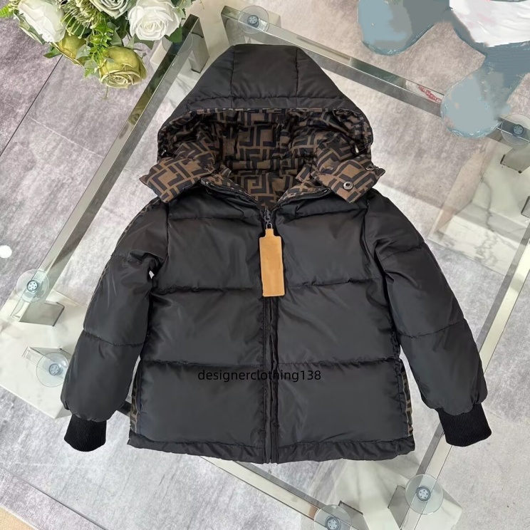 Baby Designer High quality brand down jacket High quality fashion children's jacket letter printed warm windproof jacket size 100cm-160cm A12