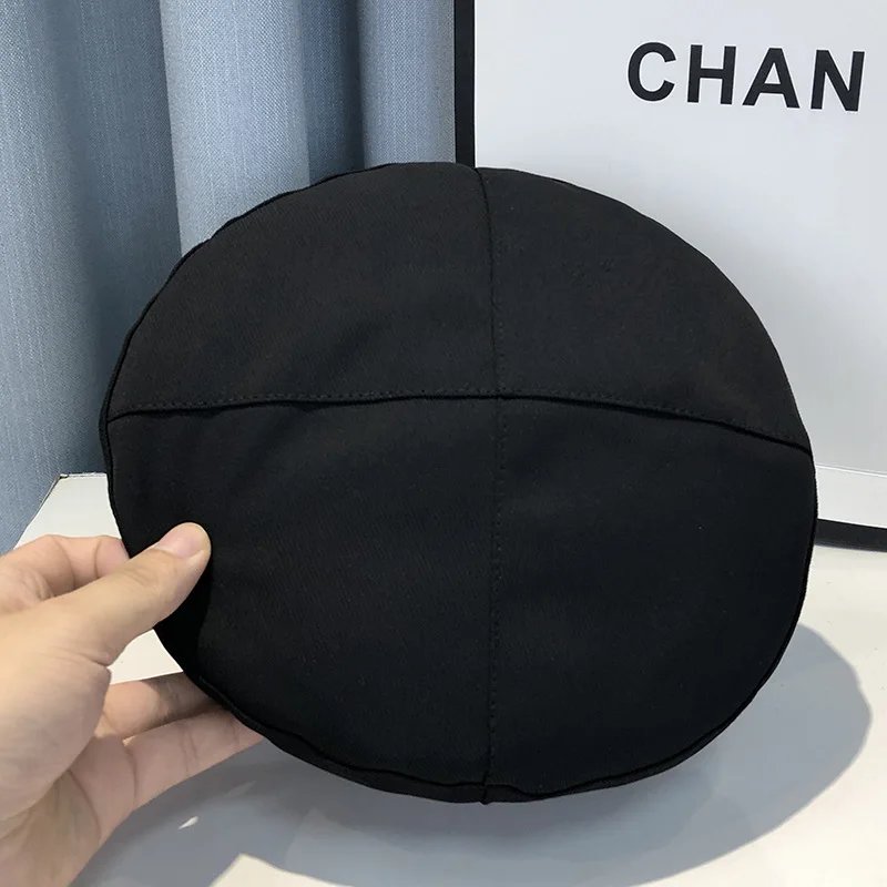 VintageInspired Beret Cap For Women Lightweight Cotton Adjustable Drawstring Spring Autumn Style