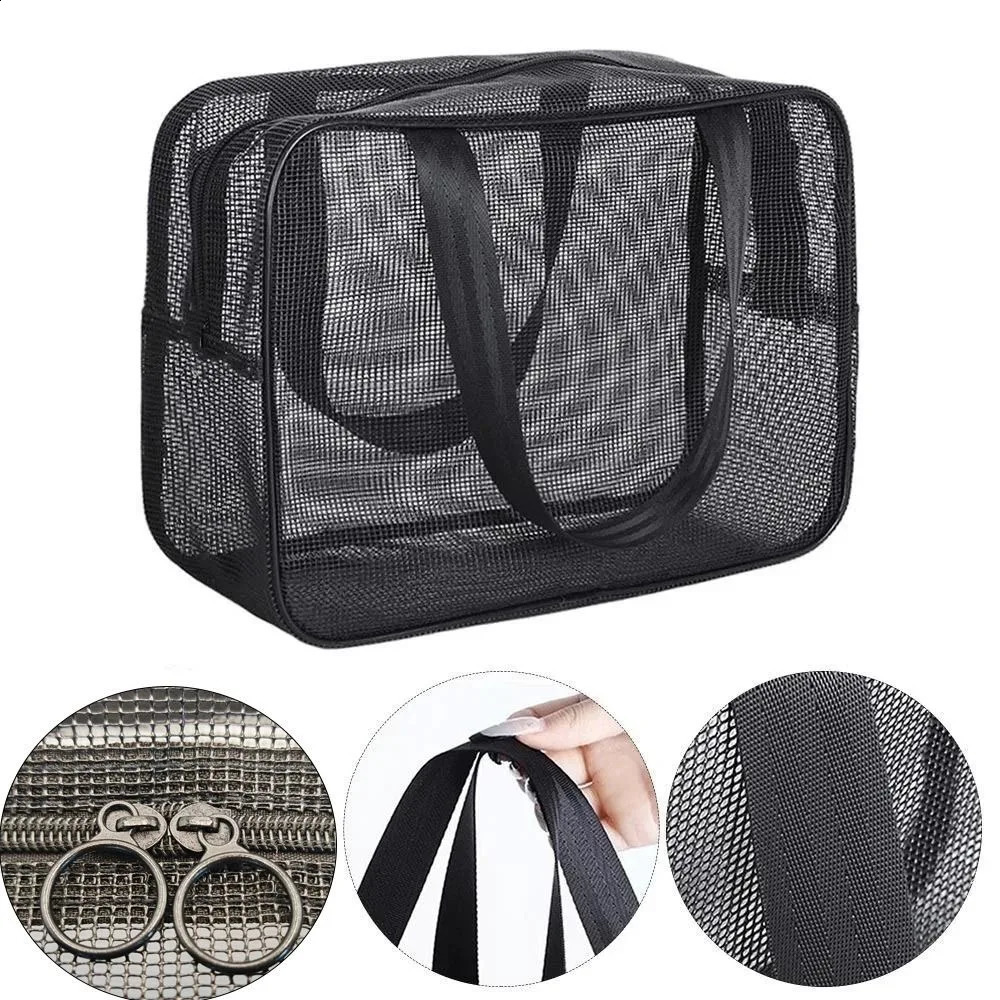 2026 Original DualZip n Mesh Shower Caddy Tote Bag Cosmetic Storage Multifunctional Large Capacity 260917
