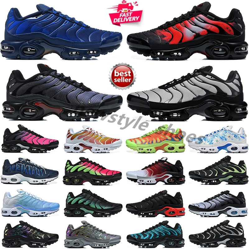 Tn Plus tns Running Shoes Men Women Triple White Black Sky Blue Gradient tns Pure Platinum Tennis Breathable Mens Trainers outdoor Sports Sneakers N
