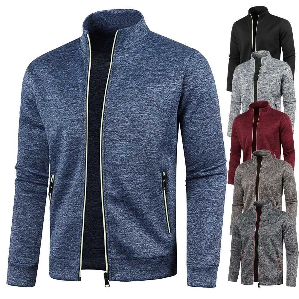 New Mens Hoodies Sweatshirts Zipper Cardigan Jacket Men Sports Autumn Long Slved Sweatshirt For Male S260917YKXL