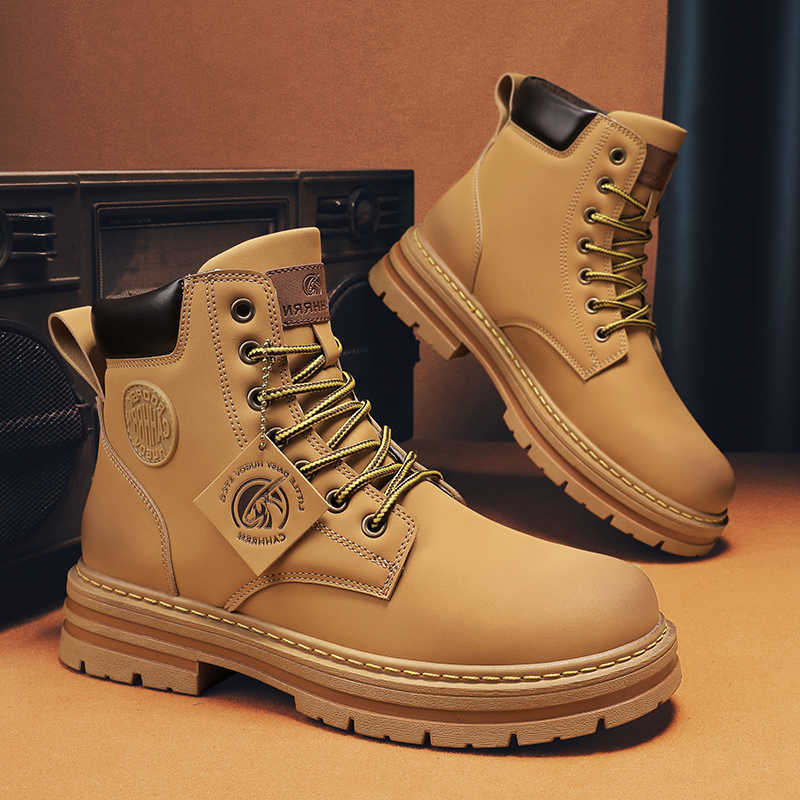Big Size48 Men Boots fa1 Motorcycle Ankle Boots for Men Waterproof Hiking Boot Winter Chelsea Boots Comfy Botas Hombre D260917