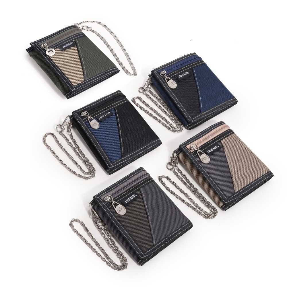 Fashion Wallets Men Good Quality Canvas Fabric Short Clutch Purses Male Moneybags Coin Purse Wallet Cards ID Holder BagsT260917