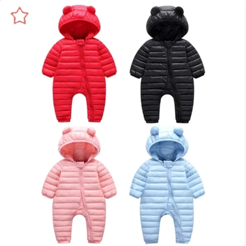 Autumn Winter Baby Romper Lightweight Down Climbing Suit born Onesies Cotton Outfit Unisex Baby Outerwear 260915