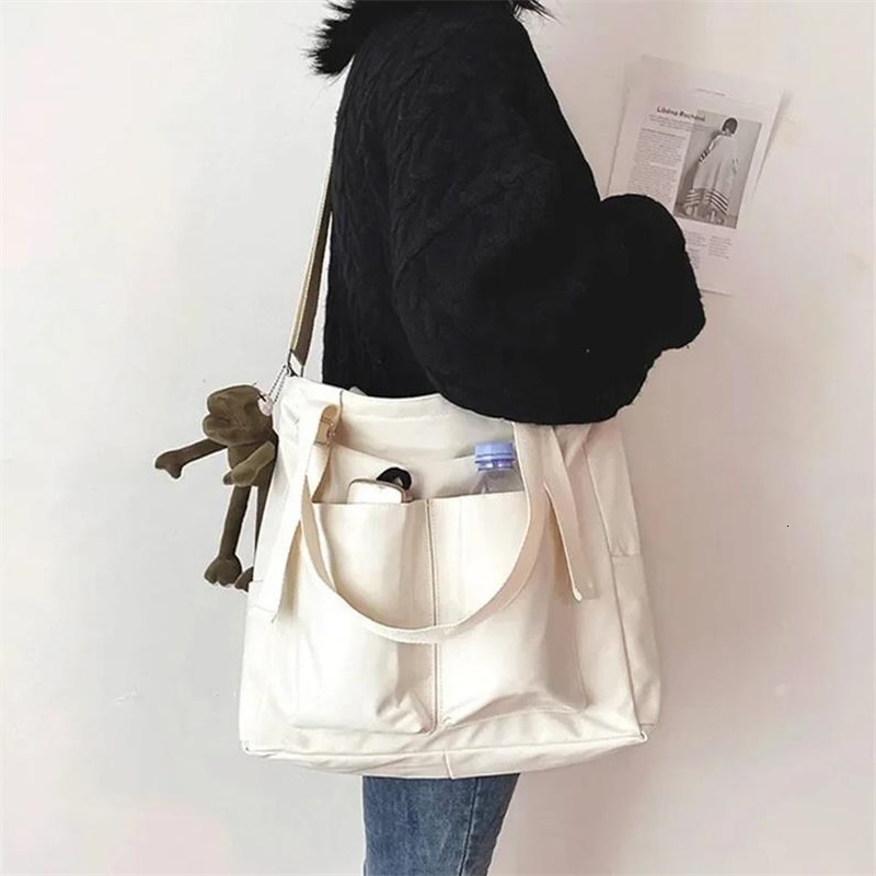 Female Simple Shoppers Bags Fashion Zipper Oxford Shoulder Handbags Waterproof Large Capacity Women's Crossbody Tote y260915