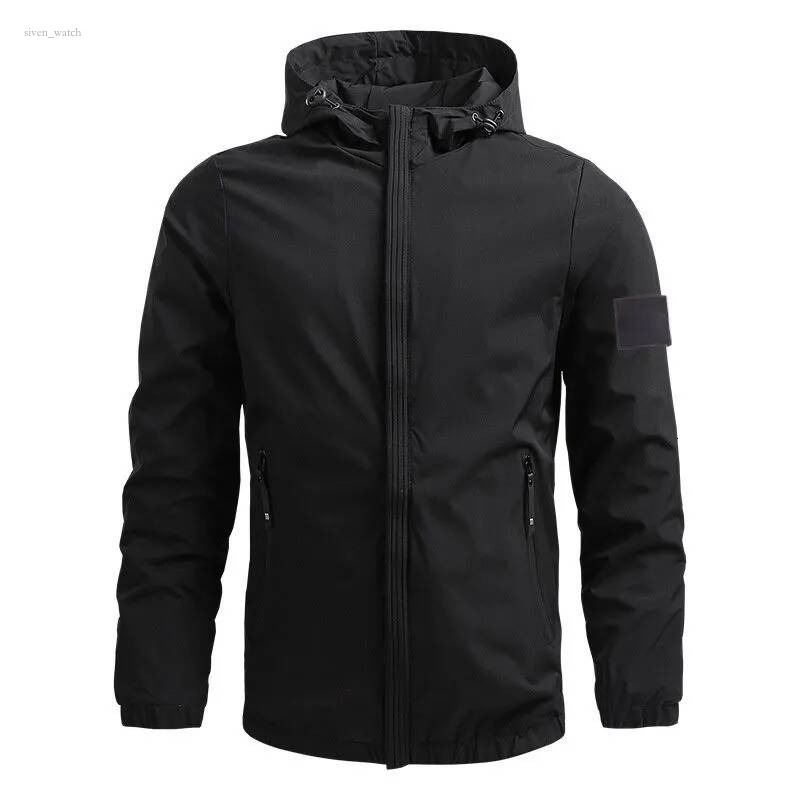 2026 10A Stone Jacket Men Spring Autumn Windrunner stoney Jackets Thin Coat topstoney Men Sports Windbreaker Topstoney Zip Up Islendlyshoodiejacket