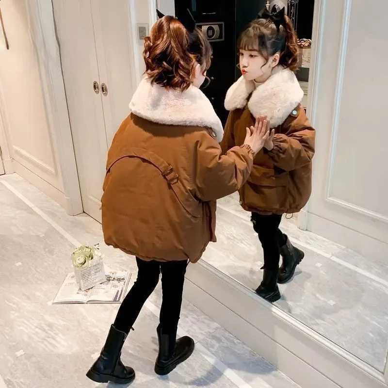 Down Duck 2023 Jacket Winter Girls Parkas Thick Warm Baby Outerwear Coat 4-12 Yrs Kids Toddler Girl Clothes Teenage Clothing Q29 J260917