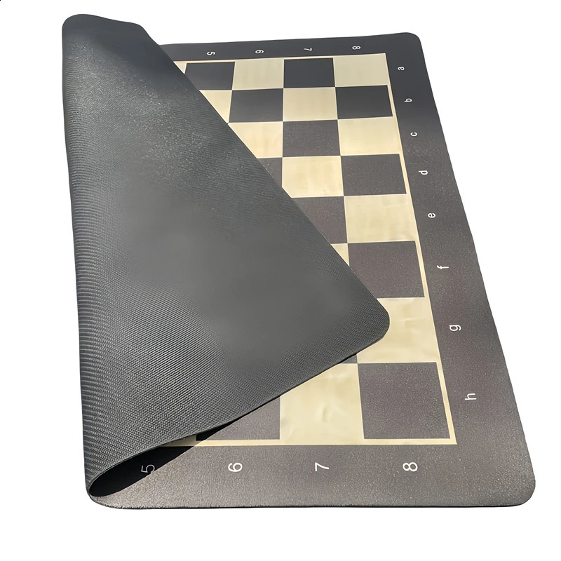 Large sized 52cm20.5 inch highquality rubber chess with black and beige patterns standard version is suitable for competitions 260916