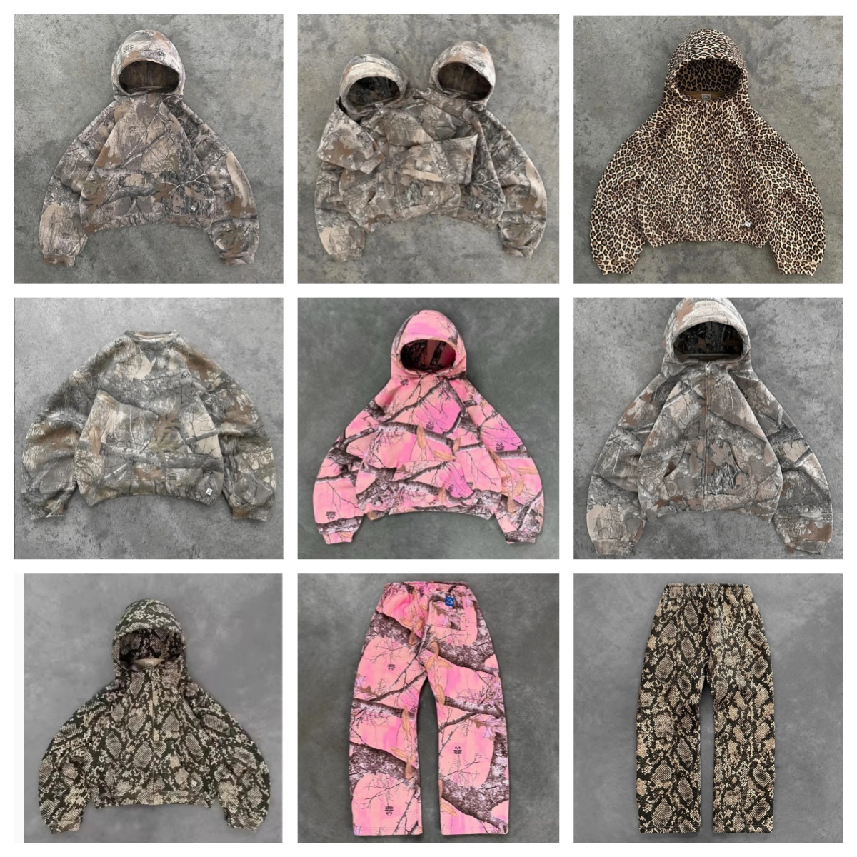designer Sitka jacket mens Retro Leopard hip-hop zip-up pullover sweatshirt Hudson mens Camo Waterproof and Warm Hunting Loose Fit mens coat camoufl
