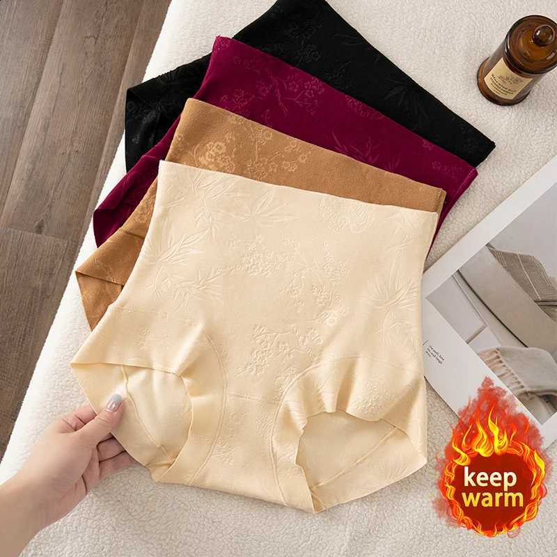 Velvet high waisted compression underwear for women with a small belly postpartum plus size lifting buttocks 2025 new model H260916