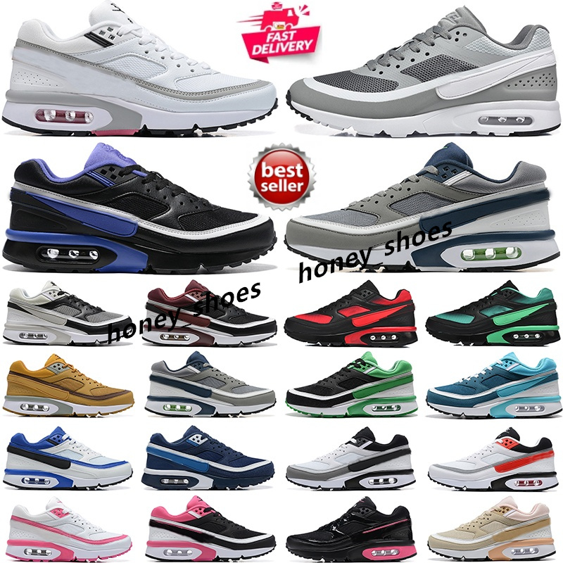 Men Women BW Designer Running Shoes White Pure Platinum Black Persian Violet Cream Vachetta Tan Rotterdam Lyon LA Beijing Trainer Platform Sneakers